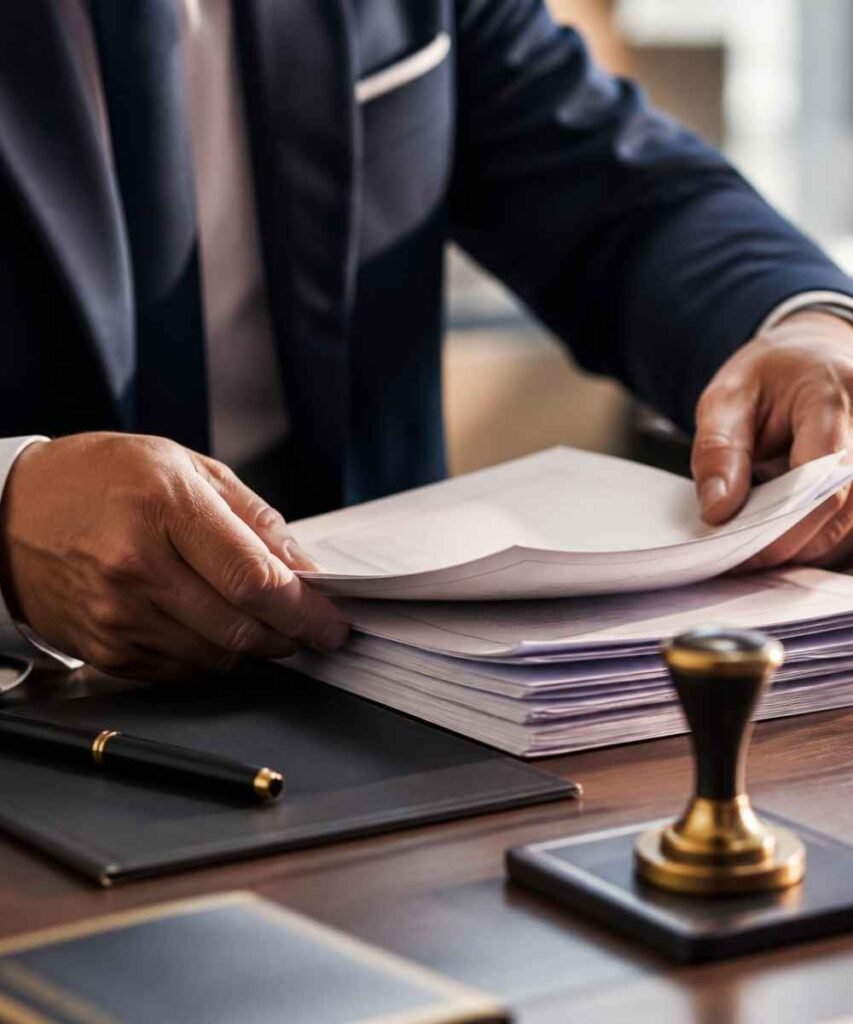 Company formation documents and corporate seal
