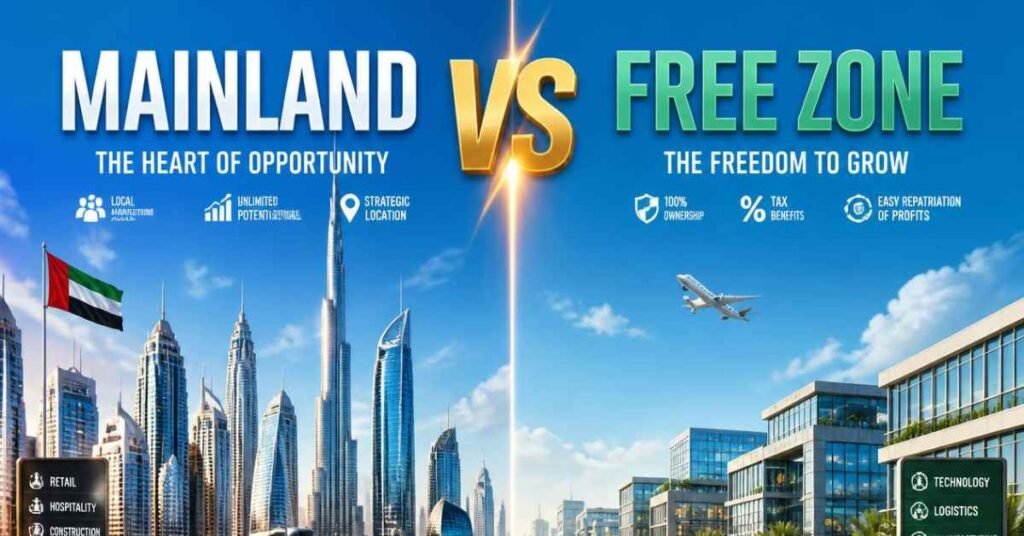 Mainland vs Free Zone: Choosing the Right UAE Structure