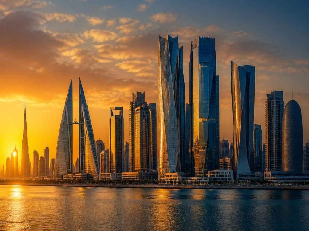 Gulf business skyline
