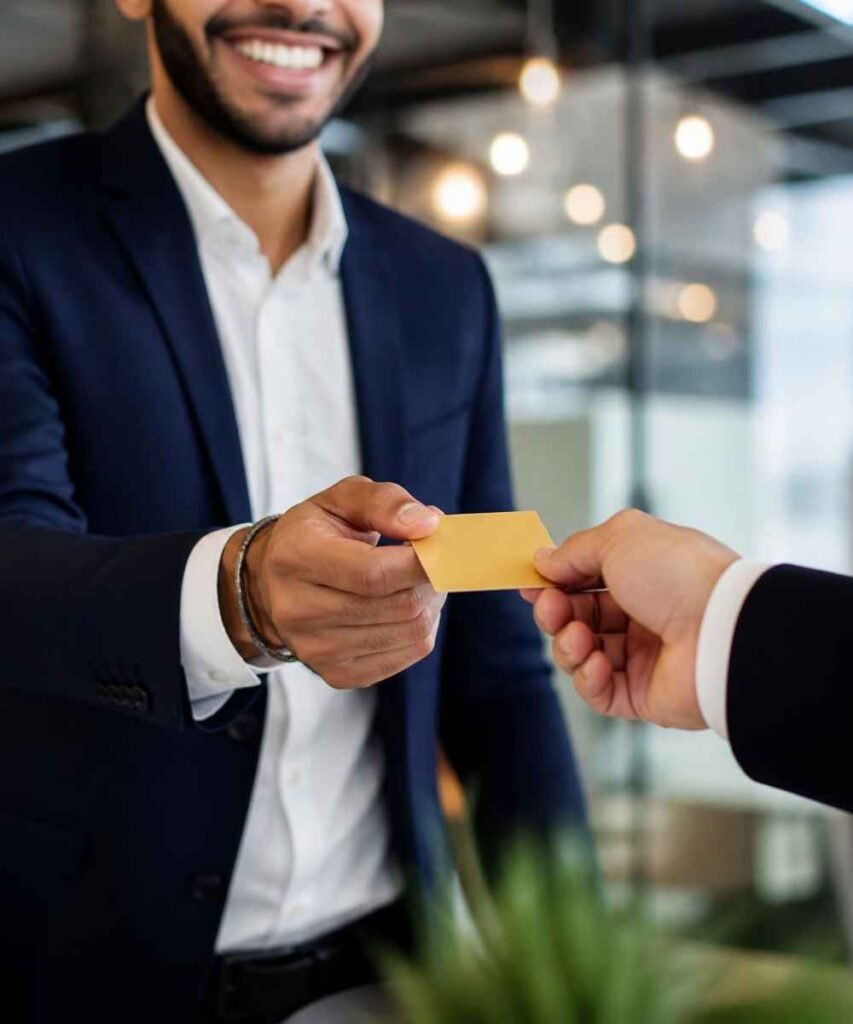 US business handshake