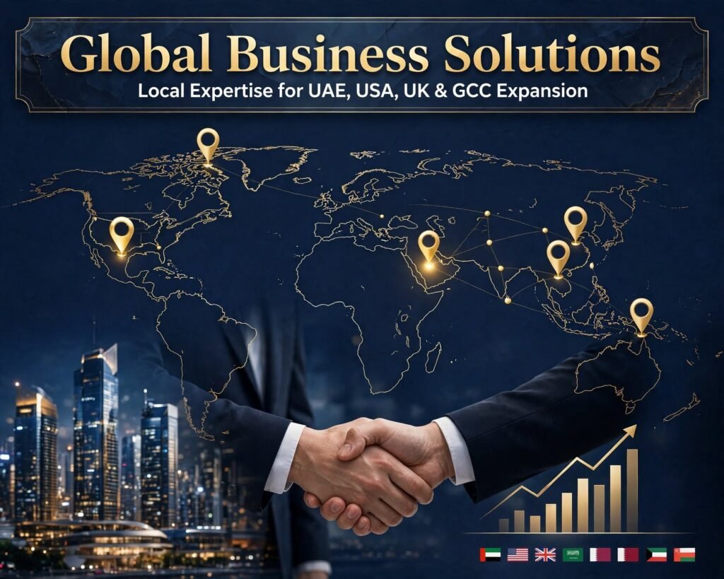 Global Business Solutions: Local Expertise for UAE, USA, UK & GCC Expansion