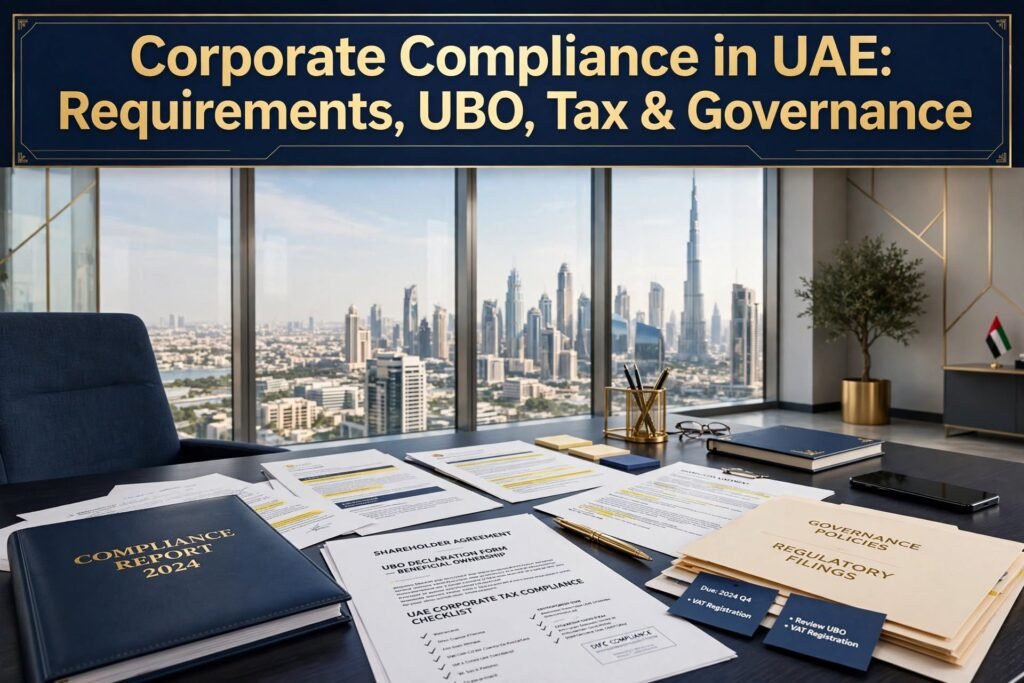 Corporate Compliance in UAE: Requirements, UBO, Tax & Governance