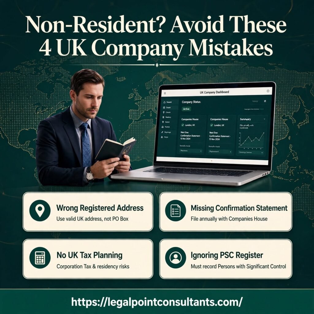 Non-Resident with a UK Company? Avoid These 4 Costly Mistakes